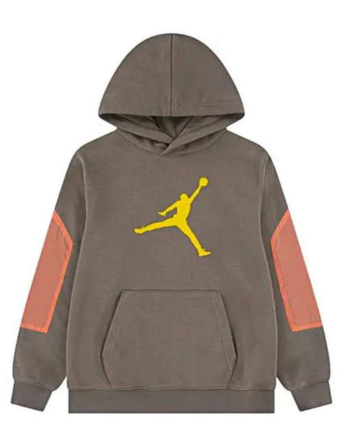 Felpa con cappuccio bambino Hike Mike grigio