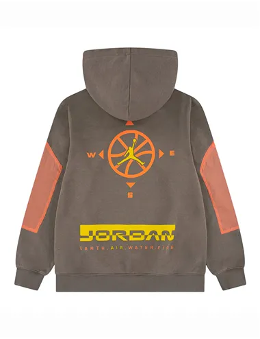 Felpa con cappuccio bambino Hike Mike grigio