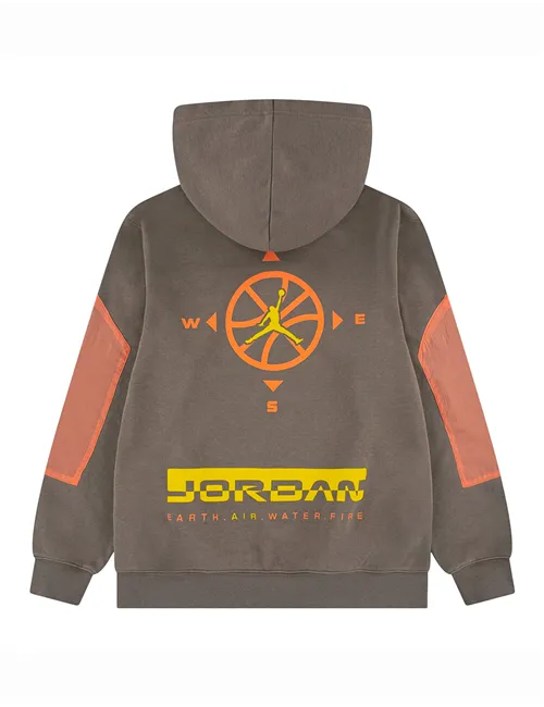 Felpa con cappuccio bambino Hike Mike grigio