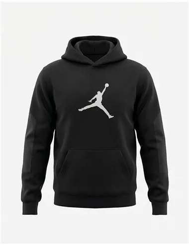 Felpa con cappuccio ragazzo Hike Mike nero