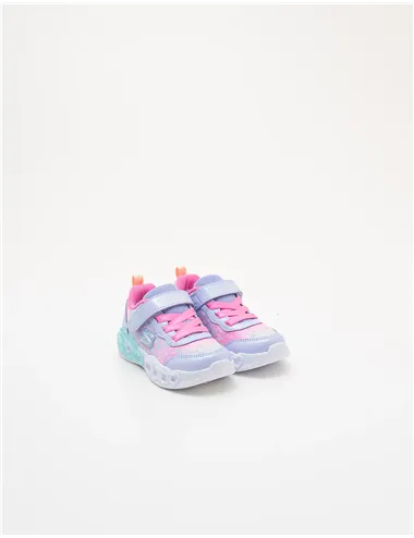 Sneakers bambina Infinite Heart Lights lilla