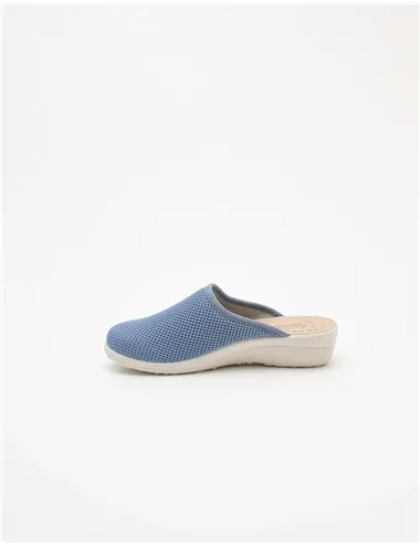 Ciabatte donna Mesh azzurro