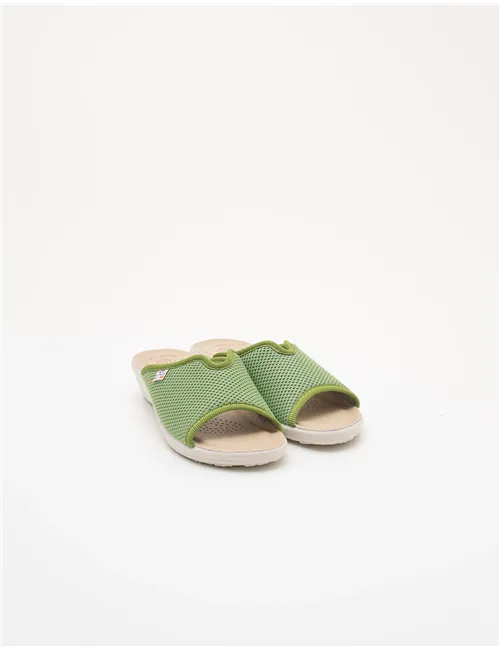 Ciabatte donna Mesh verde