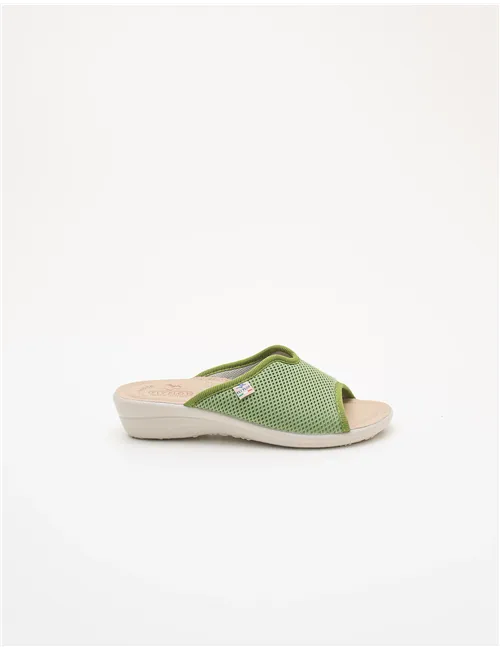 Ciabatte donna Mesh verde