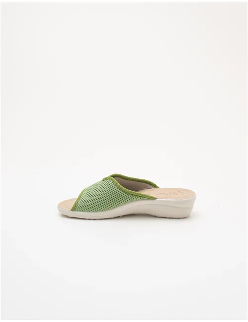 Ciabatte donna Mesh verde