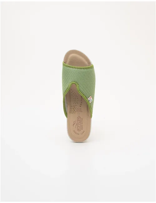 Ciabatte donna Mesh verde