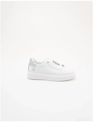 Sneakers donna Platform bianco