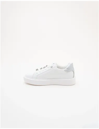 Sneakers donna Platform bianco