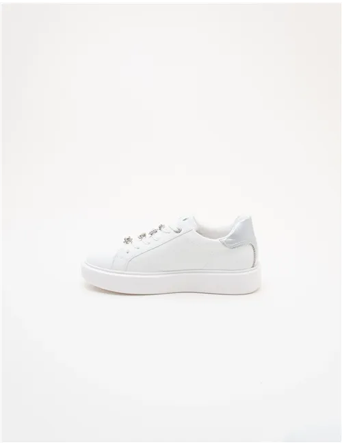 Sneakers donna Platform bianco