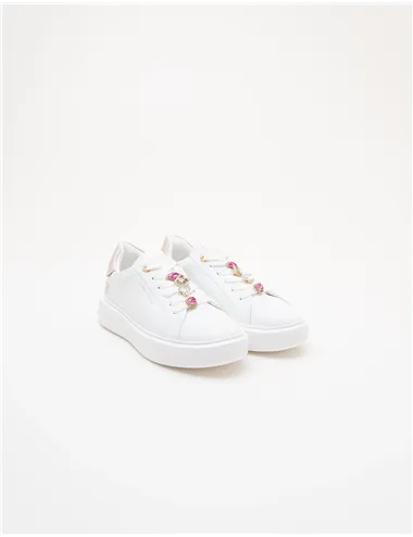 Sneakers donna Platform bianco