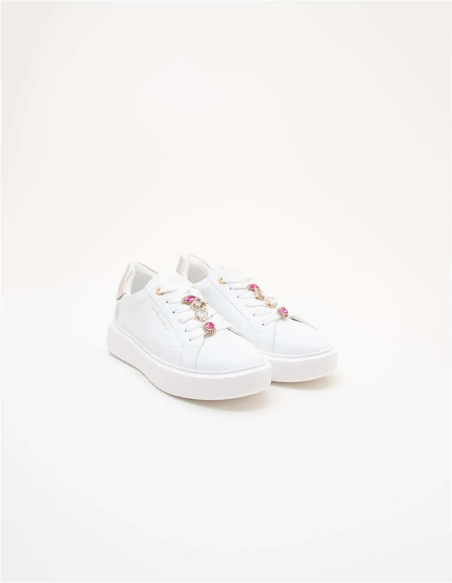 Sneakers donna Platform bianco