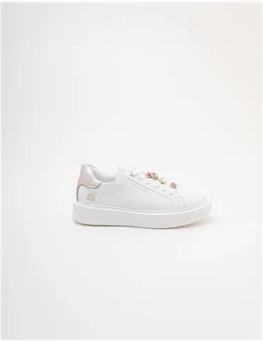 Sneakers donna Platform bianco