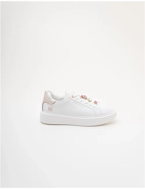 Sneakers donna Platform bianco