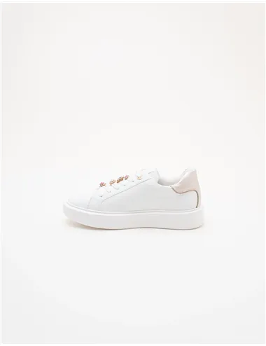 Sneakers donna Platform bianco