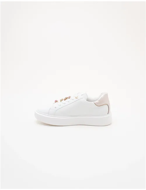 Sneakers donna Platform bianco