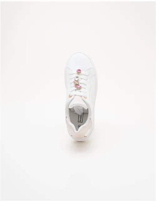 Sneakers donna Platform bianco