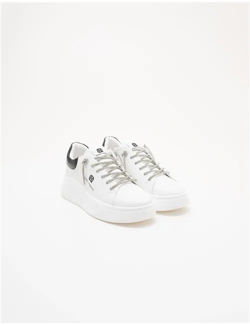 Sneakers donna Platform bianco