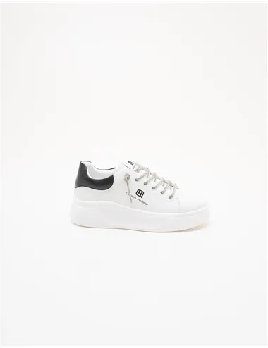 Sneakers donna Platform bianco