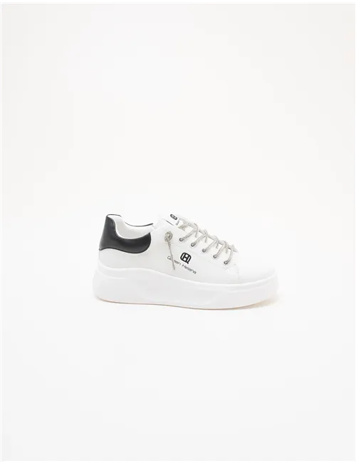 Sneakers donna Platform bianco