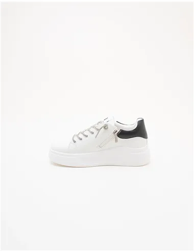 Sneakers donna Platform bianco