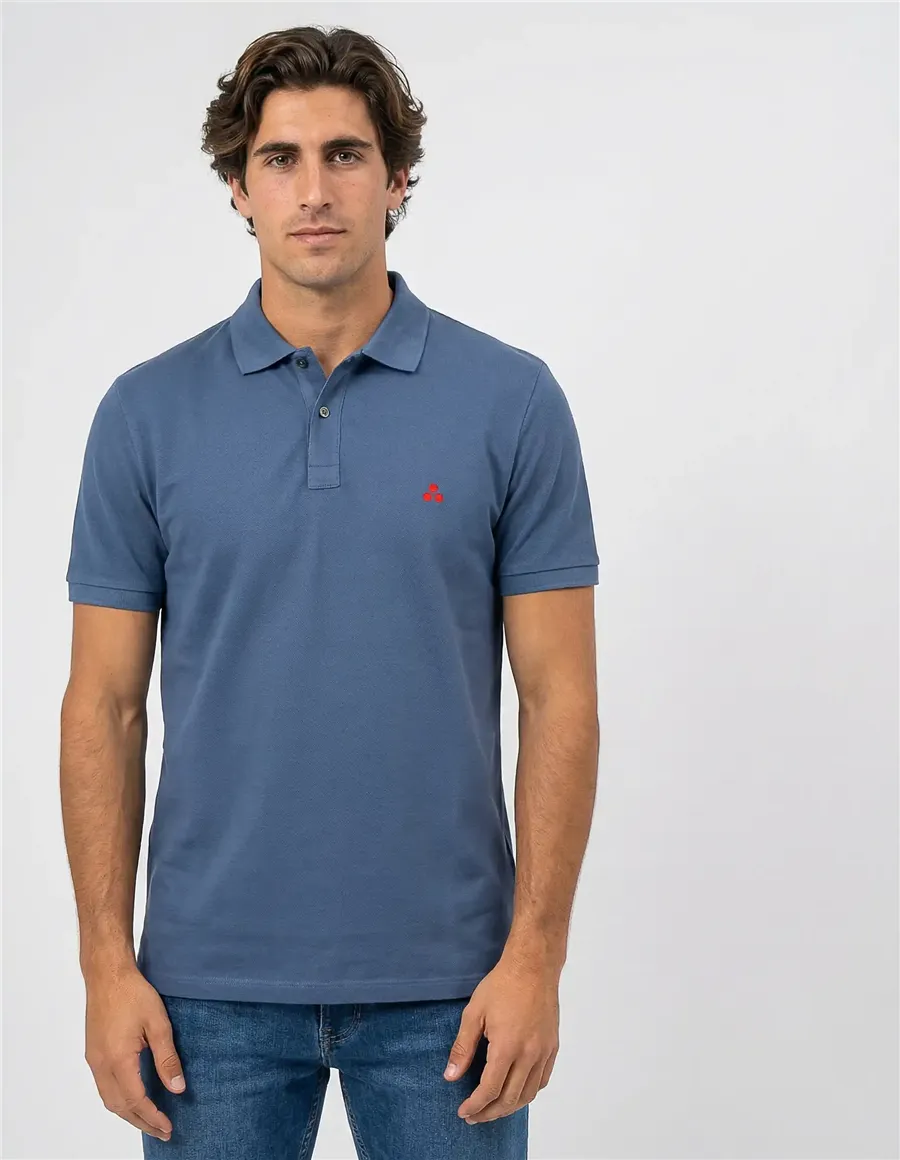 Polo uomo Zeno blu aviatore