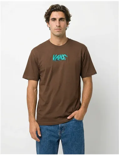 T‑shirt uomo Stone Swirl marrone