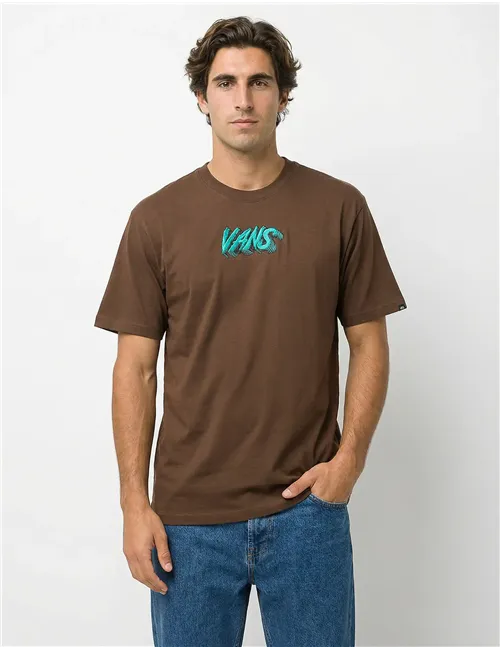 T‑shirt uomo Stone Swirl marrone