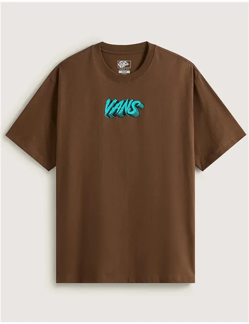 T‑shirt uomo Stone Swirl marrone