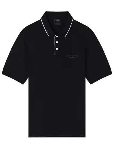 Polo uomo Elasticizzata nero