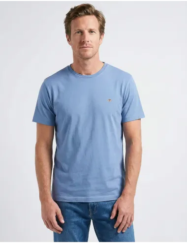 T-shirt uomo Shield azzurro