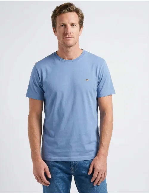 T-shirt uomo Shield azzurro