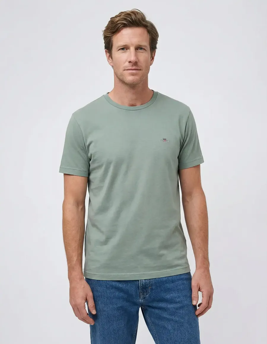 T-shirt uomo Shield verde