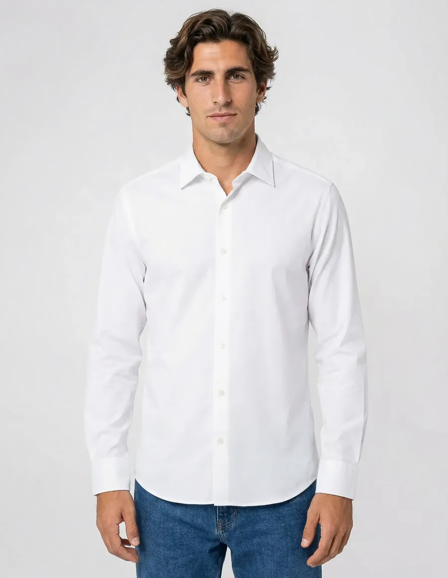Camicia uomo bianco