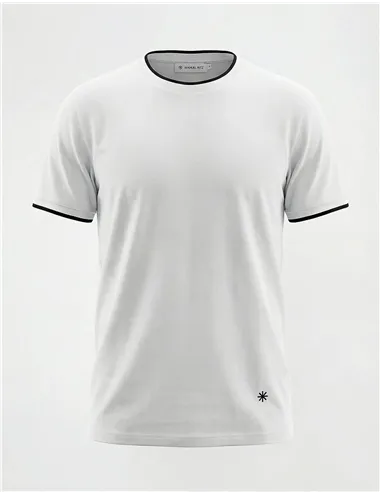 T-shirt uomo contrasti bianco nero