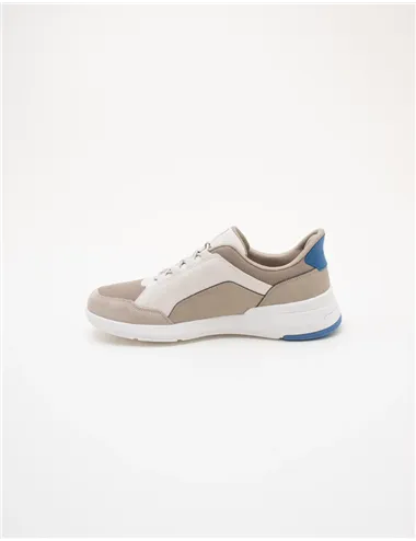 Sneakers uomo Vittour sabbia e bianco