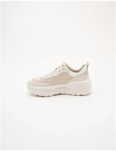 Sneakers donna Xtors bianco oro