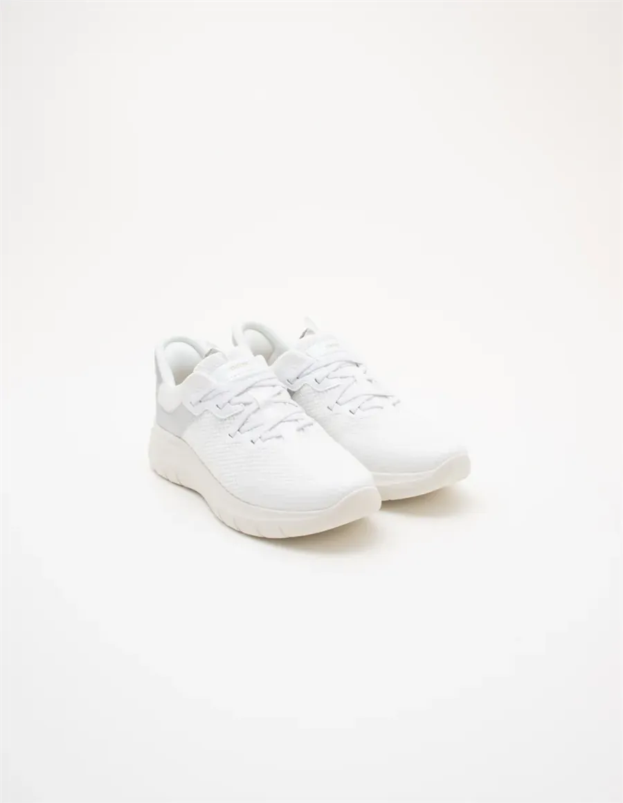 Sneakers donna Plummery Plus bianco argento