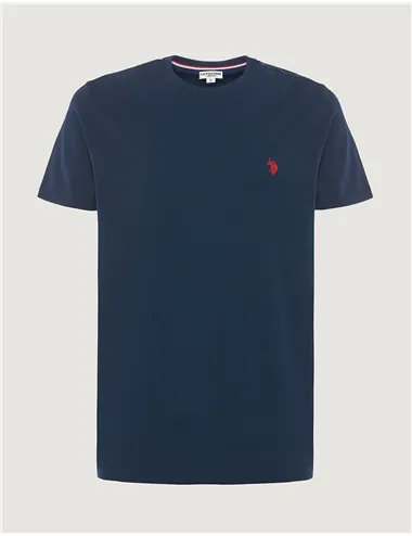T-shirt uomo girocollo blu