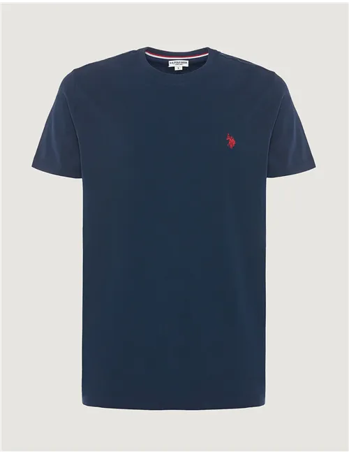 T-shirt uomo girocollo blu