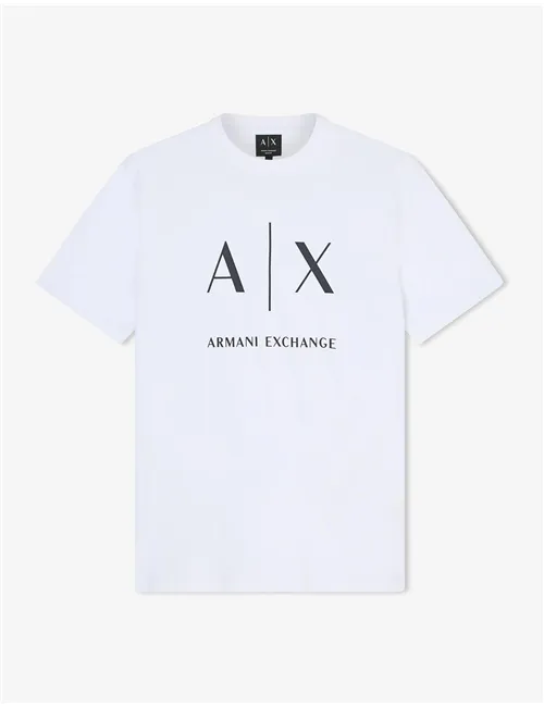 T-shirt uomo con logo bianco