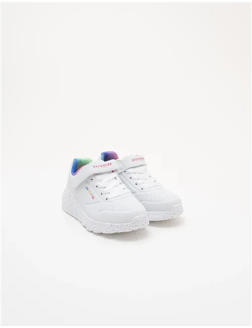 Sneakers bambini Uno Lite Rainbow Specks bianco