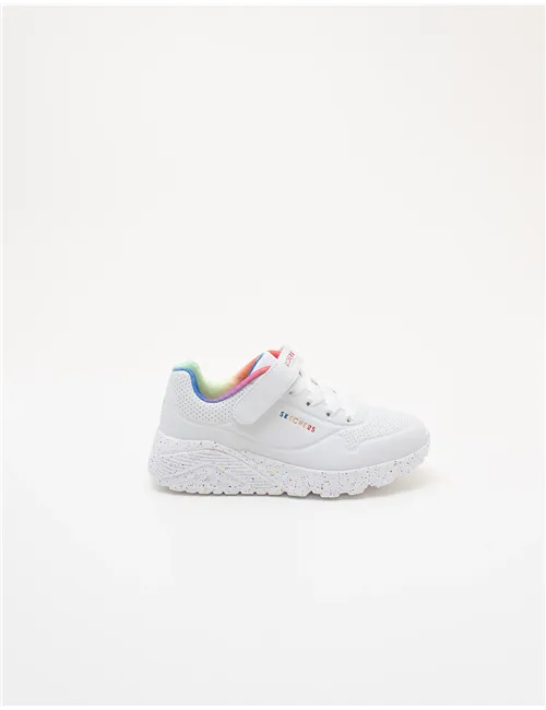 Sneakers bambini Uno Lite Rainbow Specks bianco