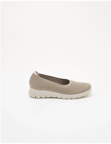 Mocassini donna Zeppa nocciola