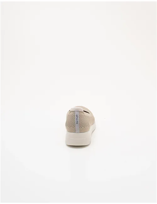 Mocassini donna Zeppa nocciola