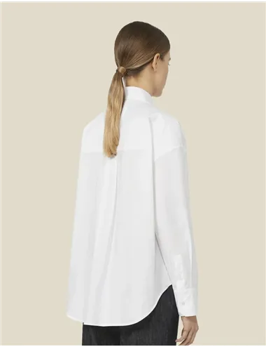 Camicia misto cotone donna Piadena bianco