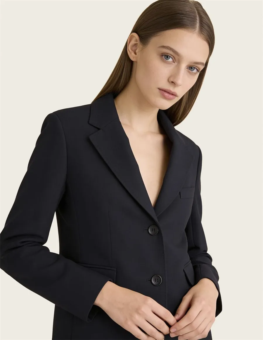 Blazer sartoriale donna Uva blu navy
