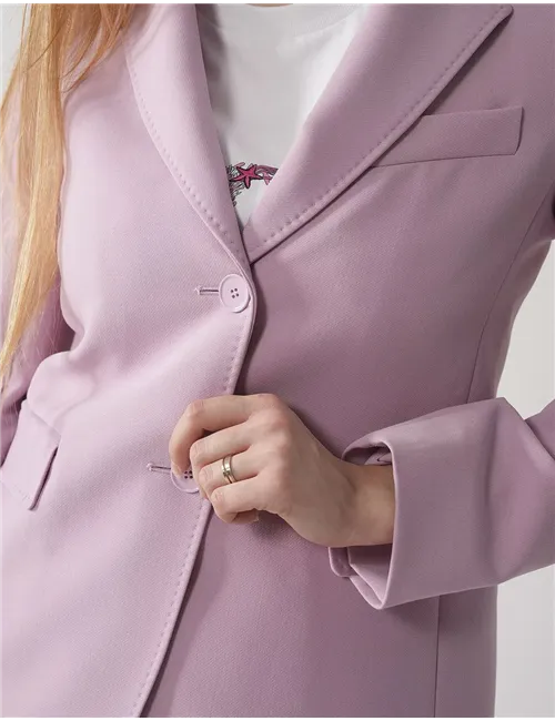 Blazer sartoriale donna Uva rosa