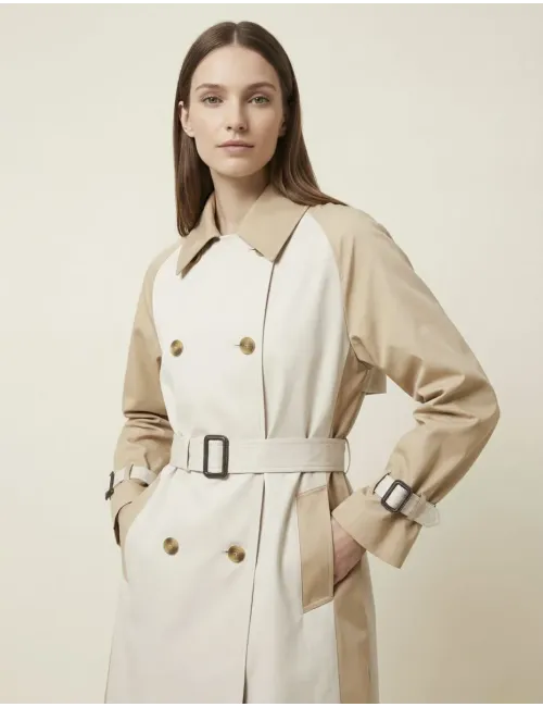 Trench doppiopetto donna Canasta beige