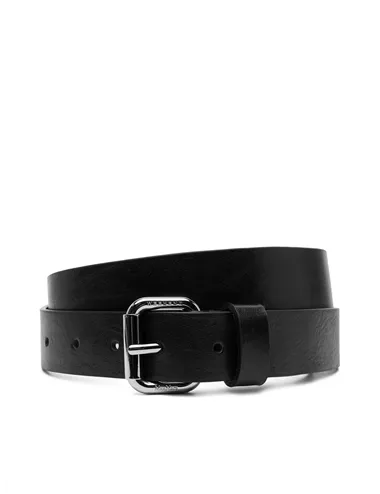 Cintura pelle liscia donna Afona nero