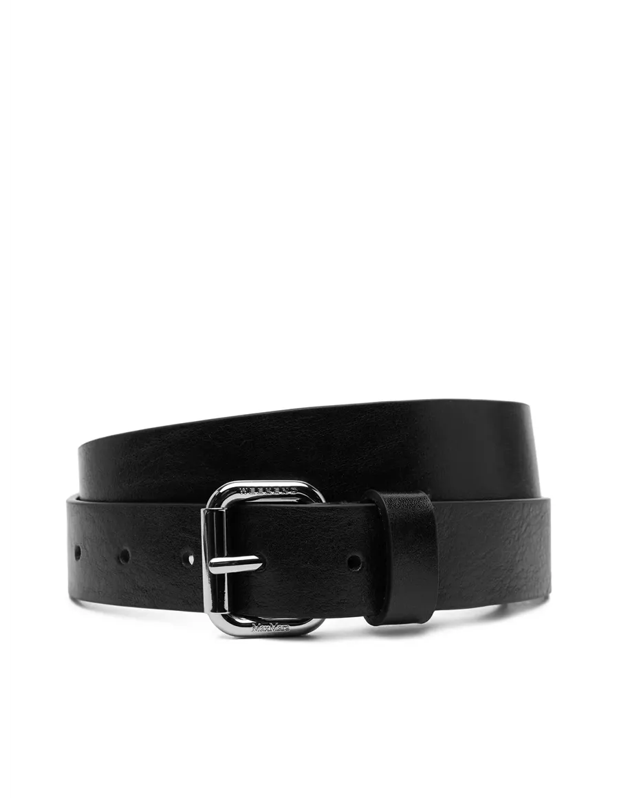 Cintura pelle liscia donna Afona nero